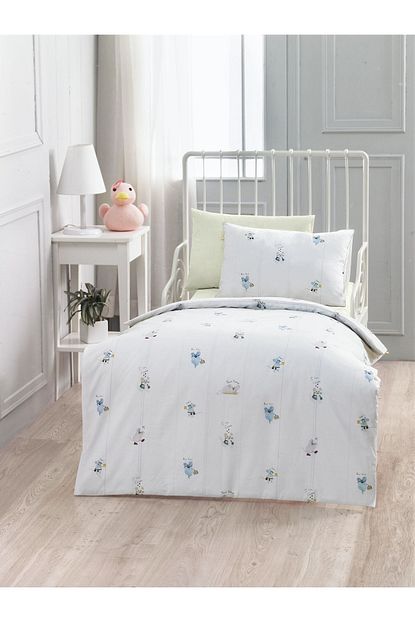 Sarev Bebek Beyaz Sweet Mouse Percale Nevresim Takimi Baby V1 Trendyol