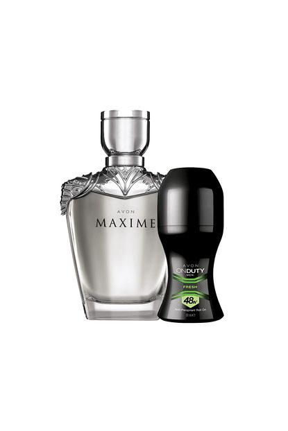 Avon Maxime Edt 75ml Erkek Parfum On Duty Fresh Erkek Rollon 50ml Trendyol