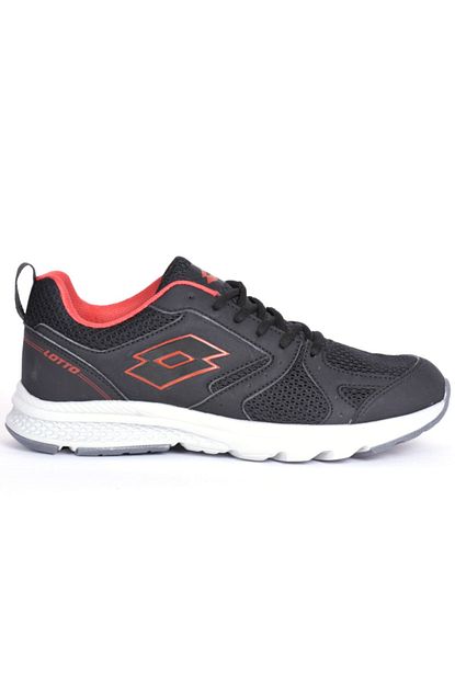 Lotto T1336 Marten Gunluk Erkek Spor Ayakkabi Siyah Kirmizi Gri 40 Trendyol