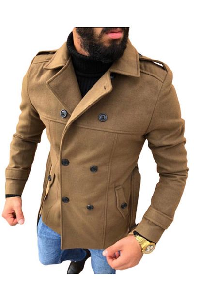 Dcs Collection Erkek Kahverengi Italyan Dar Kesim Kase Mont Kaban V2 Trendyol