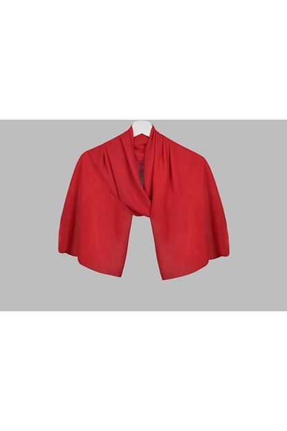Kroren Kadin Kirmizi Sifon Sal Trendyol