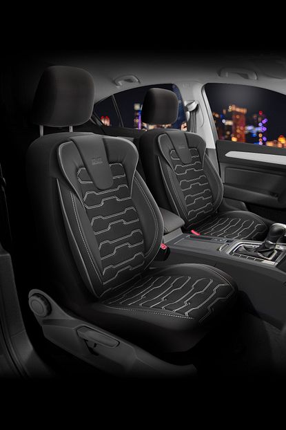 deluxe boss opel insignia uyumlu deri koltuk kilifi elite fit black edition fiyati yorumlari trendyol