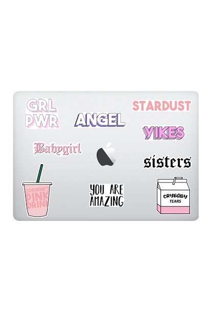 laptop notebook tablet sticker seti 9