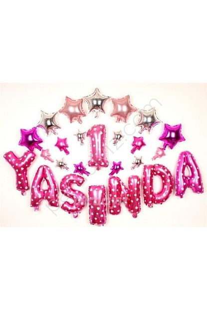 Kullanatparty Yasinda Balon Seti Dogum Gunu Harf Balon Seti 9 Yas 1 Gumus Renk Trendyol