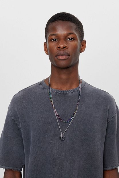 Bershka Cok Renkli Zincir Kolye Trendyol