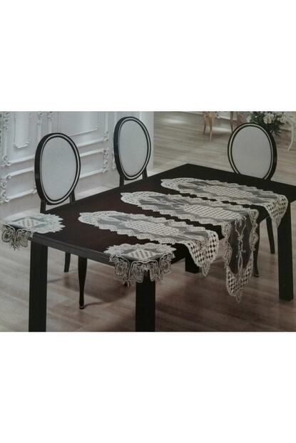 French Way Dantel Runner Efsane 5 Parca Takim Trendyol