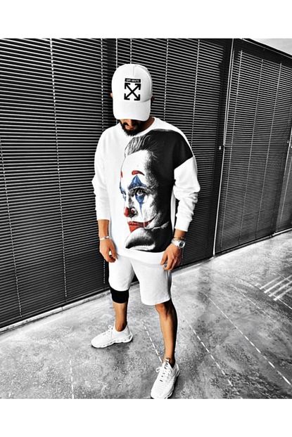 eksi 1 erkek beyaz sweatshirt fiyati