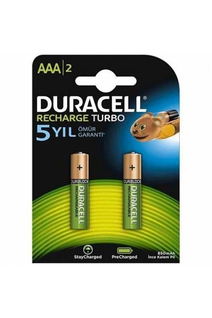 Duracell Sarj Edilebilir Aaa Ince Kalem Pil 900 Mah 2 Li Paket Trendyol