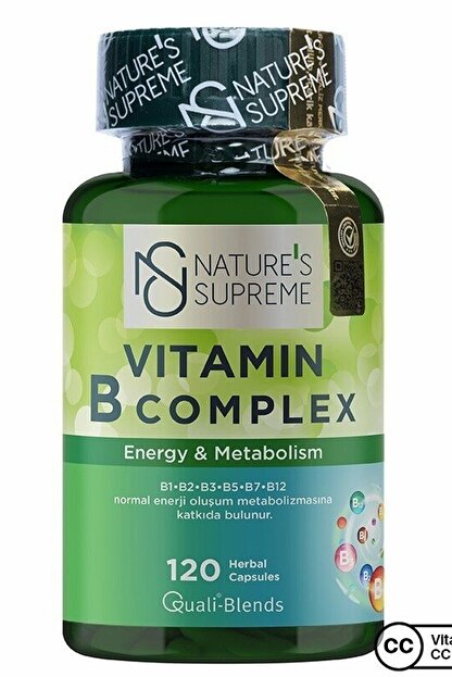 Nature S Supreme Vitamin B Complex 120 Kapsul Trendyol