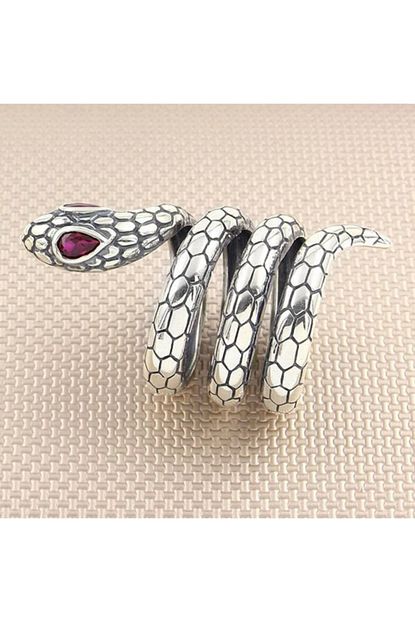 Fassas Silver Yilan Erkek Gumus Yuzuk Trendyol
