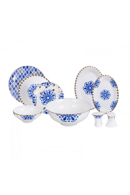 Jumbo Alina 40 Parca Bone Yemek Takimi Trendyol