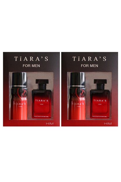 Tiaras Him Edt 100 Ml 150 Ml Deodorant Erkek Parfum Seti X 2 Adet Trendyol