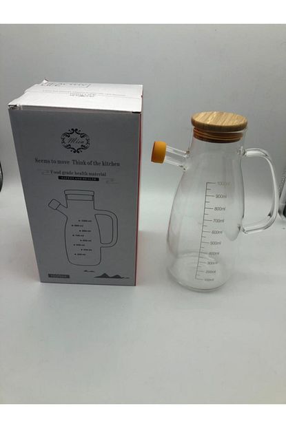 Mg 1000 Ml Borosilikat Cam Bambu Vakumlu Kapak Yagdanlik Sirkelik Trendyol