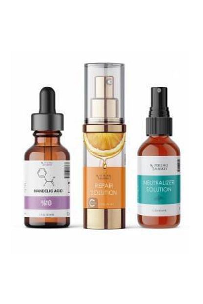 Peeling Market Cilt Tonu Esitleme Solusyonu Seti Mandelik Asit 10 Set Trendyol
