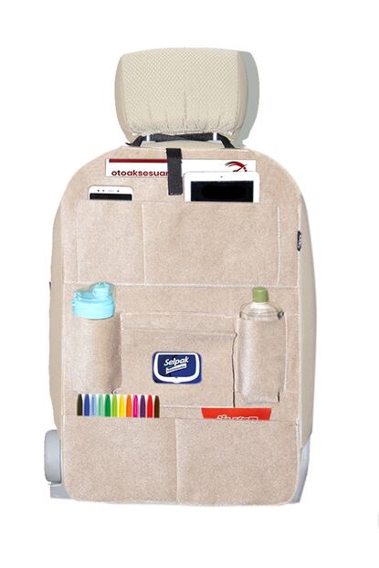Bod Koltuk Arkasi Esya Duzenleyici Arac Ici Organizer Kece 1 Adet Bej Trendyol
