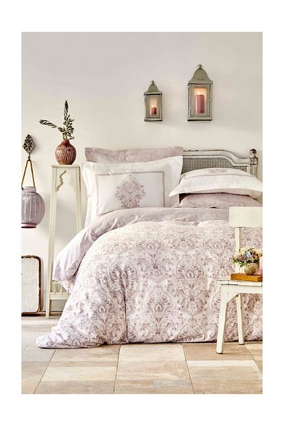 Karaca Home Almond Murdum Saten Cift Kisilik Nevresim Takimi Trendyol