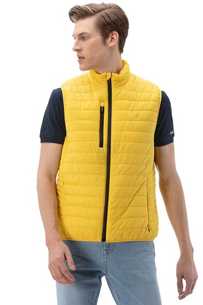 Nautica Erkek Sari Yelek Trendyol
