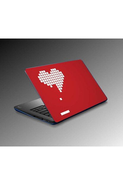 Jasmin2020 Kirmizi Heart Gaming Laptop Sticker Trendyol