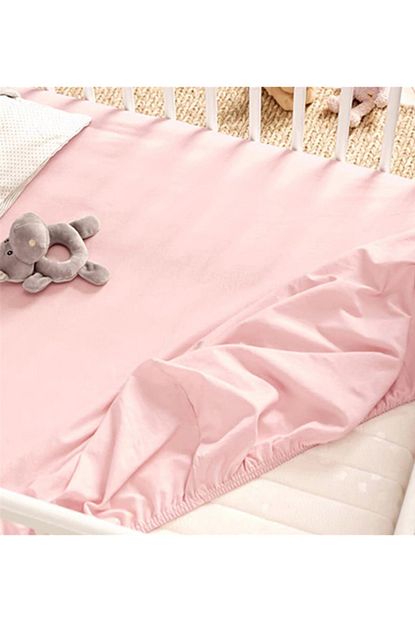 Bimbambom Pembe Lastikli Bebek Carsafi 80 X150cm Trendyol