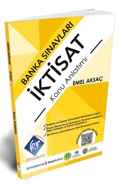 Kr Akademi Banka Sinavlari Iktisat Konu Anlatimi Kitabi Trendyol