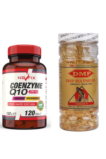 Nevfix Coenzyme Q 10 200 Mg 120 Tablet Omega 3 Blik Yagi 200 Capsul Trendyol