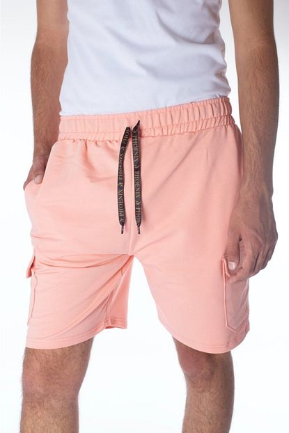 Besttrendy Erkek Pudra Gunluk Pamuklu Beli Lastikli Esofman Sort Trendyol