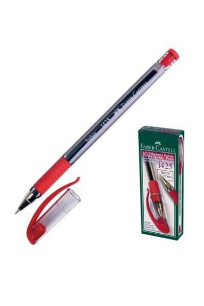 Faber Castel L Kirmizi Tukenmez Kalem 1425 10 Lu Trendyol