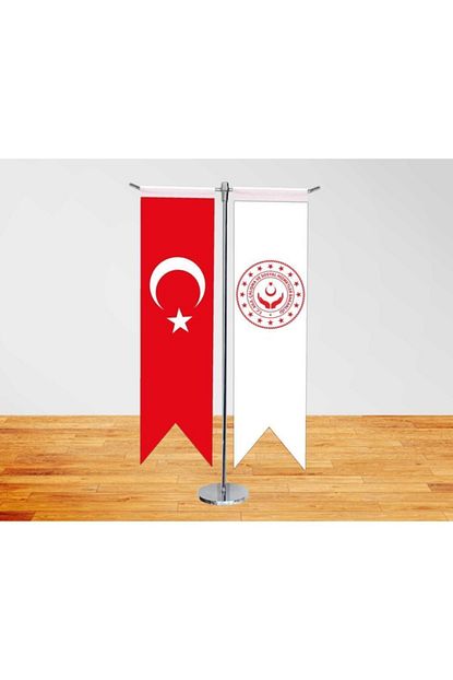 Vatan Bayrak Masa Ustu Kirlangic Aile Calisma Bakanligi Turk Bayragi Ikili T Direk Masa Bayragi Trendyol
