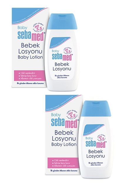 sebamed bebe losyon 200 ml 2 adet fiyati yorumlari trendyol