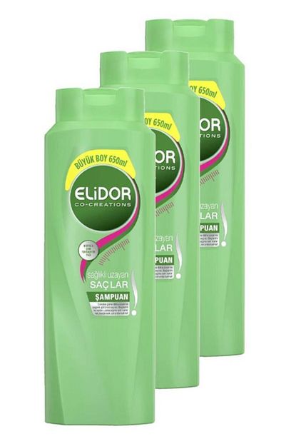 Elidor Sampuan Saglikli Uzayan Saclar 650 Ml Uclu Set Fiyati Yorumlari Trendyol