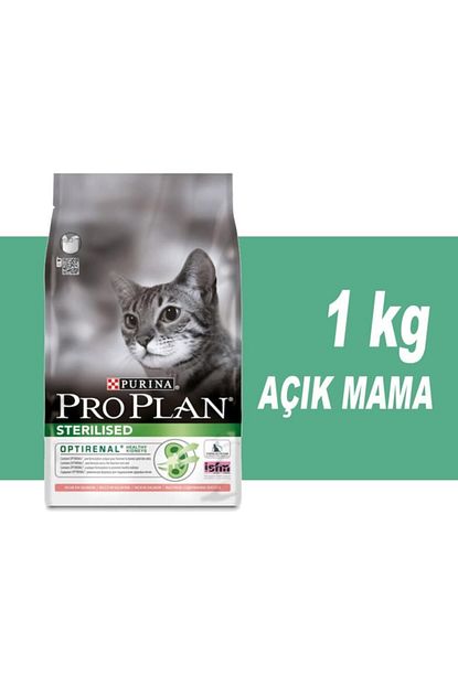 Proplan Sterilised Somonlu Kisir Acik Kedi Mamasi 1 Kg Paketten Bolme Trendyol