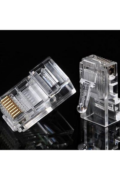 Universal 100 Adet Rj45 Jack Network Uc Ethernet Uc Jak Trendyol