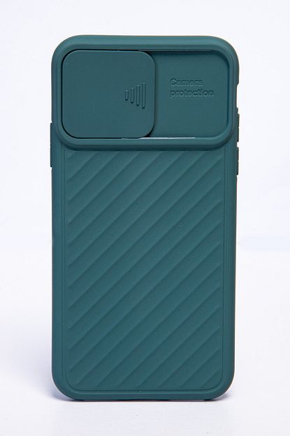 iphone 7 plus kamera kapakli yesil telefon kilifi