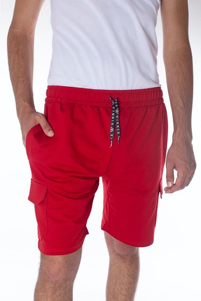 Besttrendy Erkek Kirmizi Gunluk Pamuklu Beli Lastikli Esofman Sort Trendyol