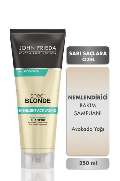 John Frieda Sari Saclara Ozel Nemlendirici Sampuan 250 Ml 5037156227314 Trendyol
