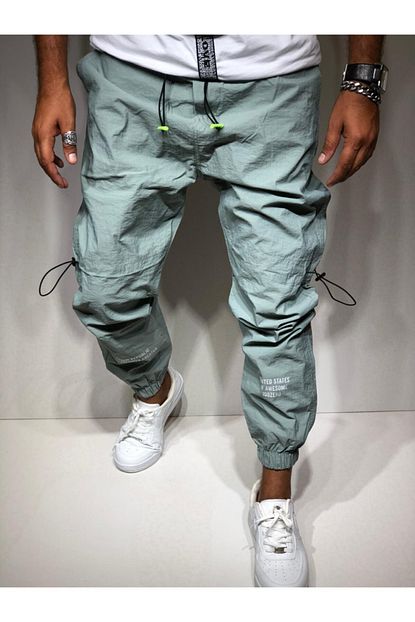 Sword Erkek Su Yesili Spor Jogger Pantolon Trendyol