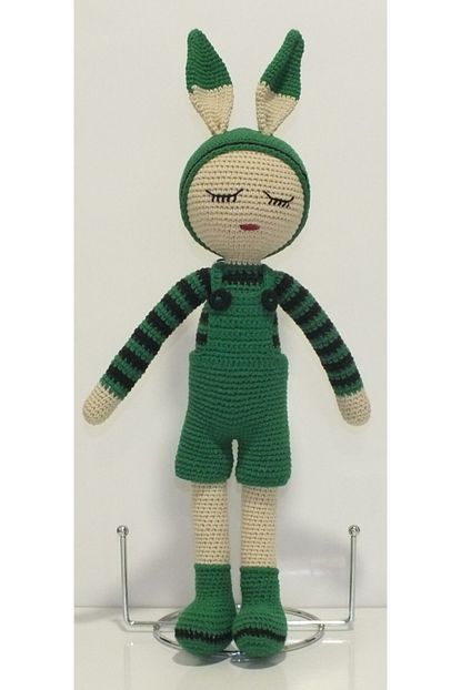 anne atolye amigurumi yesil uyku