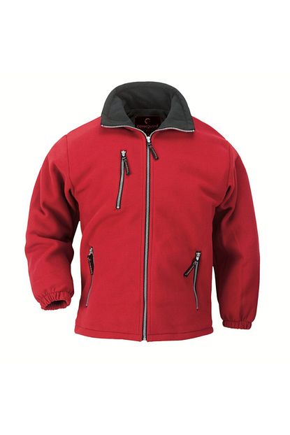 Coverguard Erkek Kirmizi Angara Polar Ceket Trendyol