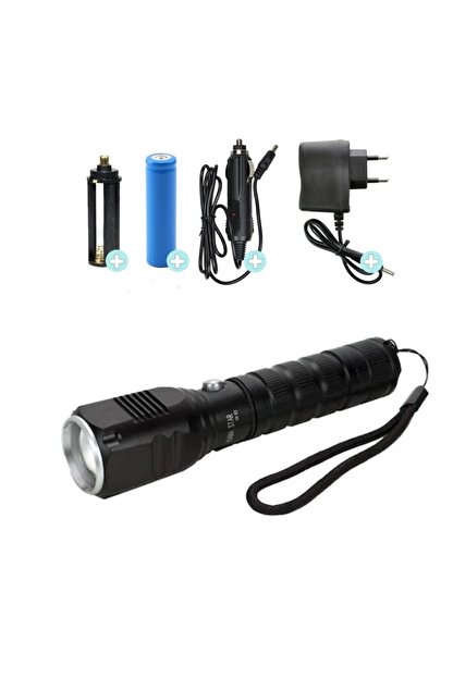 Yopigo Yp 85 Xenon Avci Feneri 3000 Mt Mesafe Su Gecirmez Xn Led Sarjli El Feneri Trendyol