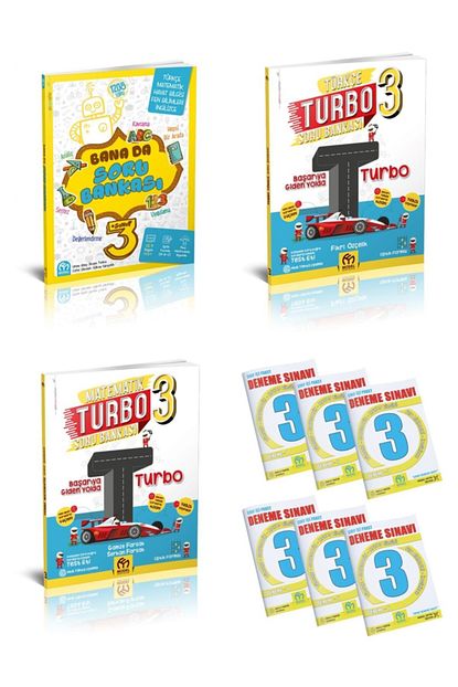 Model Yayinlari 3 Sinif Bana Da Tum Dersler Turbo Turkce Matematik Deneme Trendyol