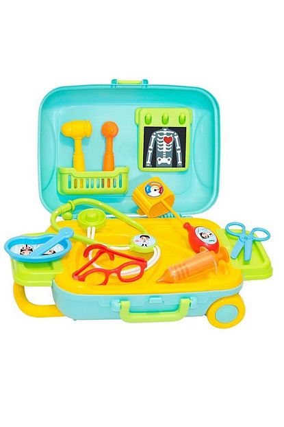 Dede Candy Tekerlekli Cekmeli Bavul Doktor Seti 15 Parca 03482 Trendyol