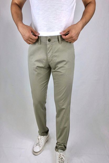 Kapar Erkek Yesil Keten Pantolon Al20s 1050 Trendyol