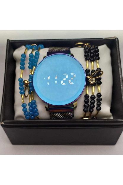 Watchart Bileklik Hediyeli Unisex Led Saat Trendyol