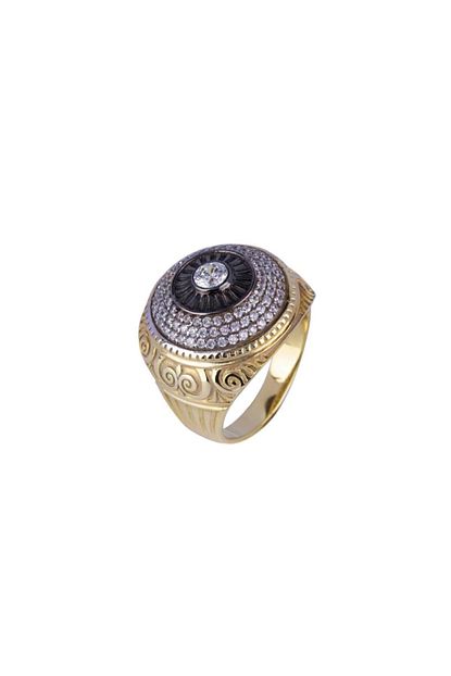 Valentine Diamond Antik Istanbul Erkek Yuzugu Trendyol