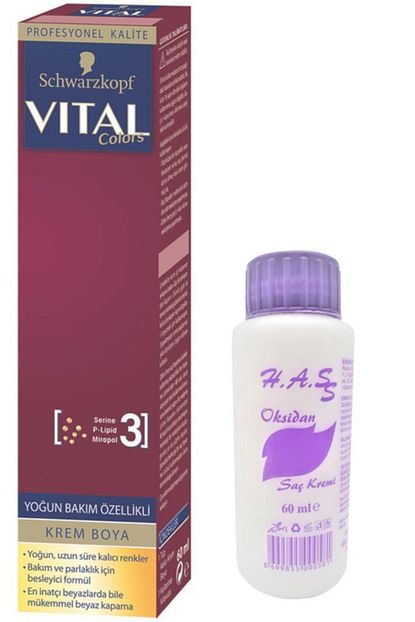 Schwarzkopf Vital Sac Boyasi 60 Ml Oksidan 60 Ml 1 Adet Trendyol