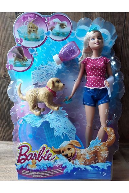 Mattel Barbie Bebek Kopegi Ile Pazar Gezmesinde Banyo Seti Orjinal Trendyol