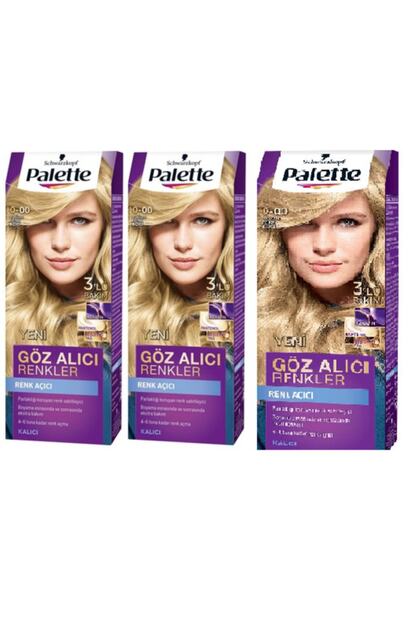 Palette Goz Alici Renkler 0 00 Yogun Renk Acici Xx 3 Paket Trendyol