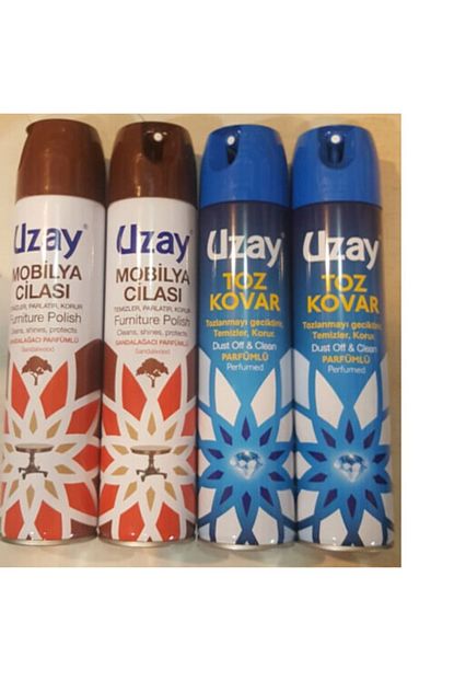 Uzay Toz Kovar Sprey 300 Ml 2 Adet Ve Mobilya Cilasi Sprey 300 Ml 2 Adet Temizlik Seti Trendyol