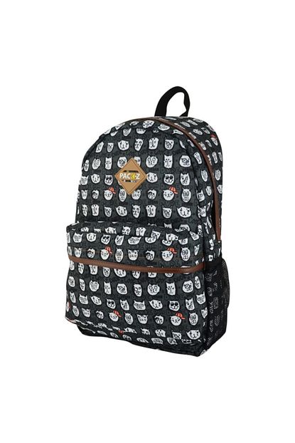 Hece Unisex Yesil Kedi Desenli Sport Sirt Cantasi Trendyol