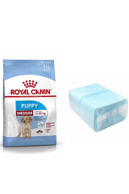 Royal Canin Medium Puppy Kopek Mamasi 4 Kg Tuvalet Egitim Pedi 10 Lu Original Trendyol